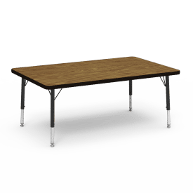 TABLE LO OAK BLK BLK