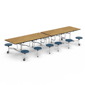 table mts blu oak blk chrm