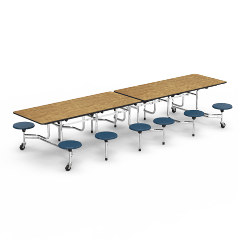 table mts blu oak blk chrm table mts blu oak blk chrm